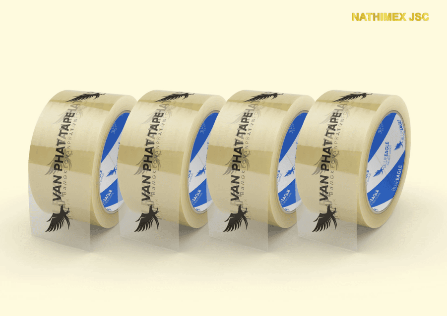 Truyền tải thông qua băng dính in logo