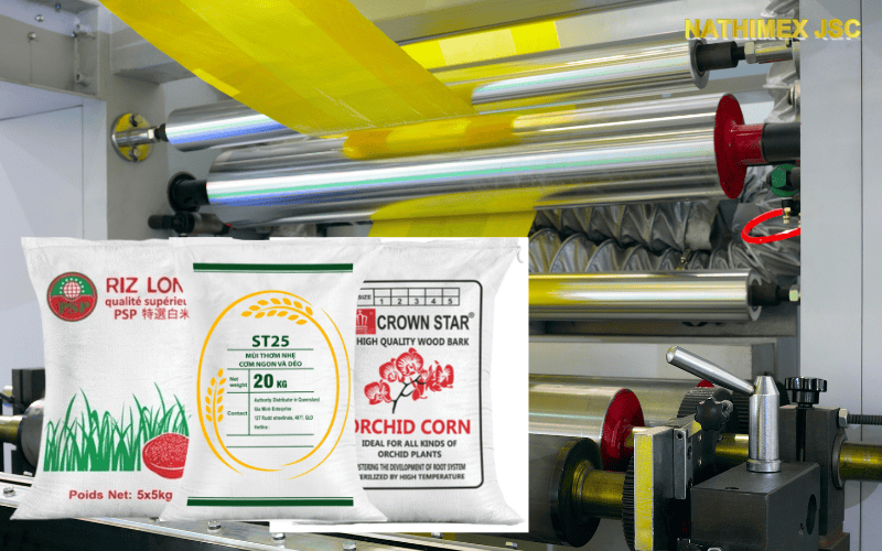 Bao đựng gạo In flexo