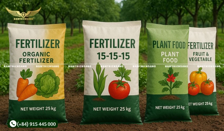 Bao PP dệt tráng PE đựng phân vi lượng